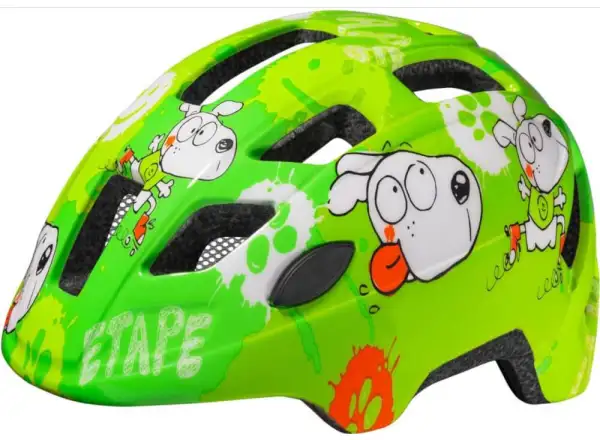 Etape Kitty 2.0 dětská cyklistická přilba zelená vel. XS/S