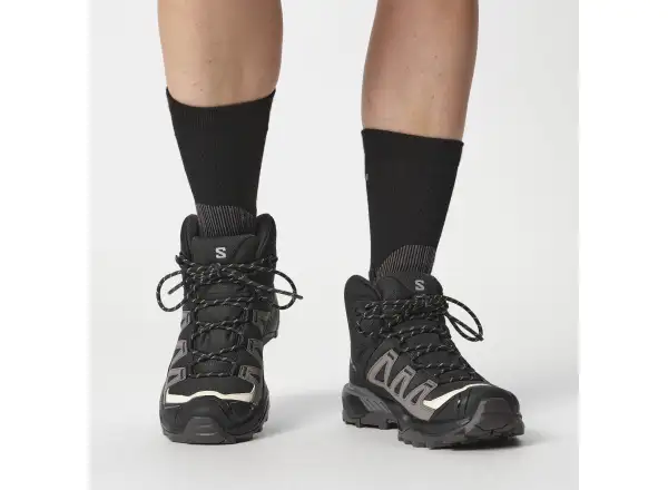 Salomon X Ultra 360 MID GTX dámská turistická obuv Black/Plum Kitten/Shale