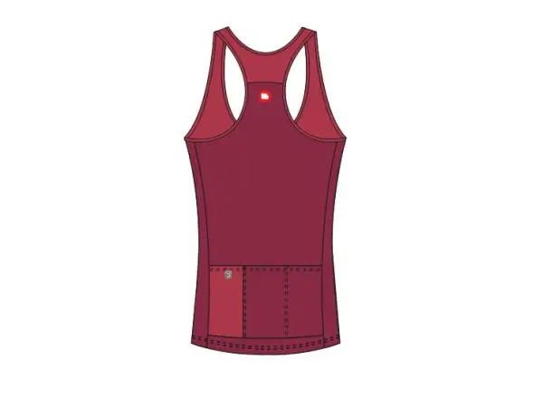 Dotout Metro dámský dres bez rukávu Bordeaux/Red