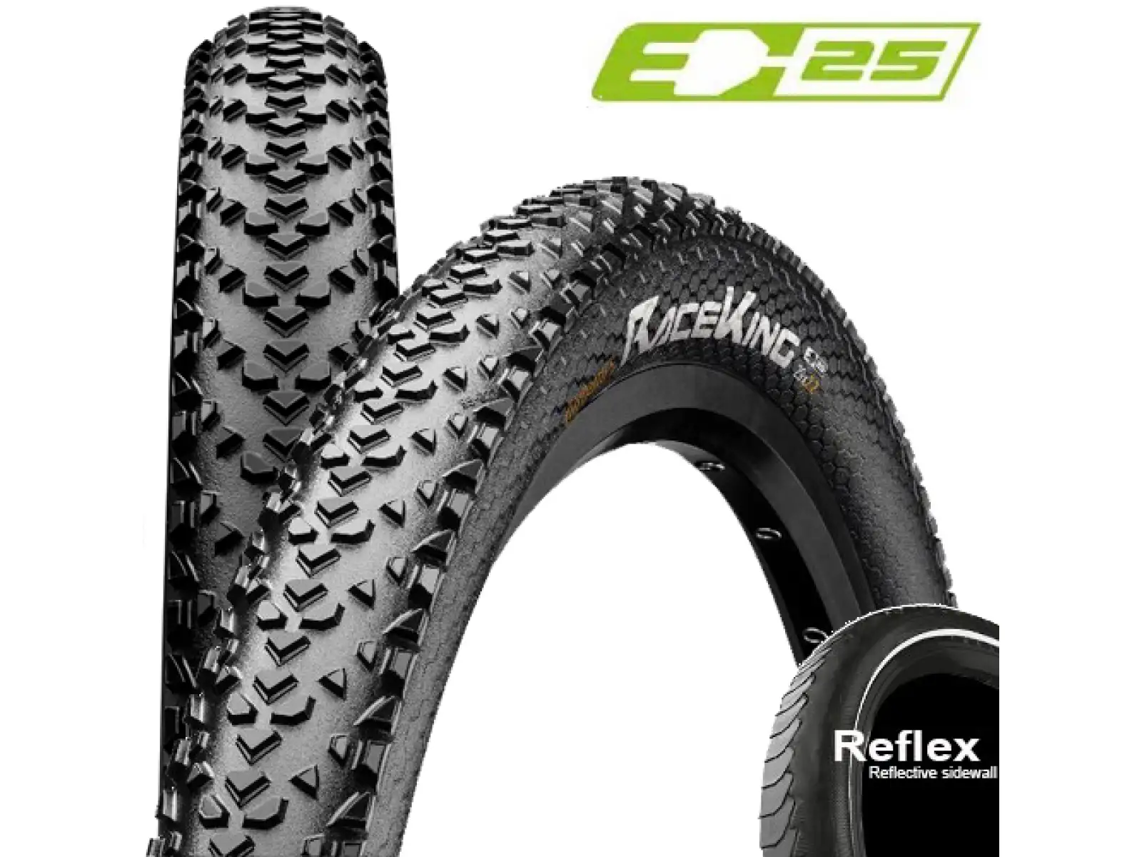Continental Race King Performance E-25 29x2,00" MTB plášť drát Black Reflex
