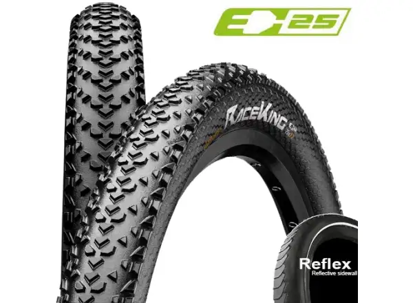 Continental Race King Performance E-25 29x2,00" MTB plášť drát Black Reflex