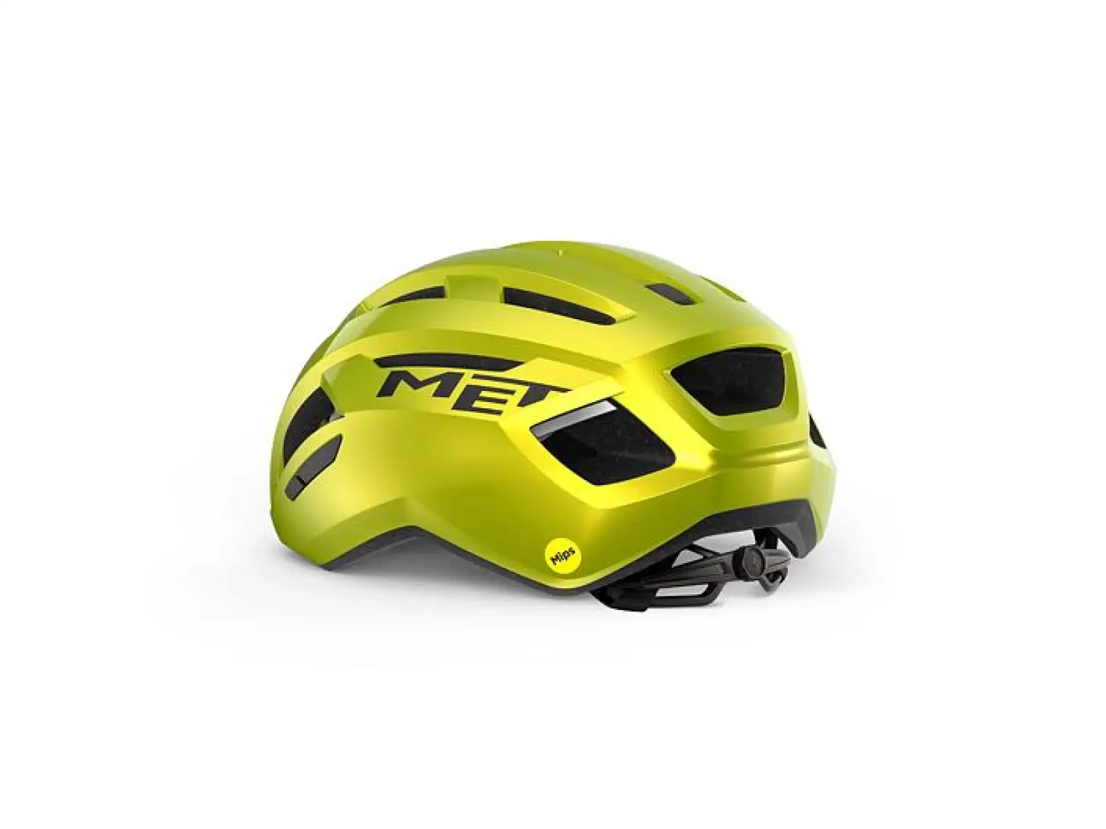 MET Vinci MIPS přilba Lime Yellow Metallic/Glossy