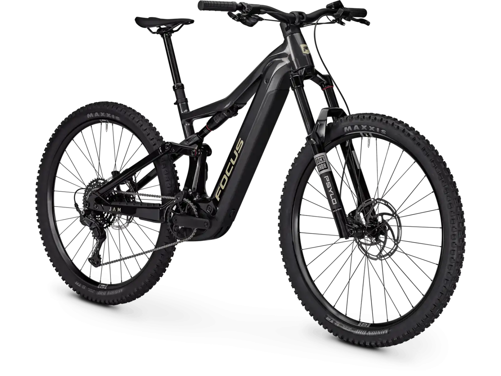 Focus JAM 7 800Wh celoodpružené elektrokolo Diamondblack / Obsidianblack
