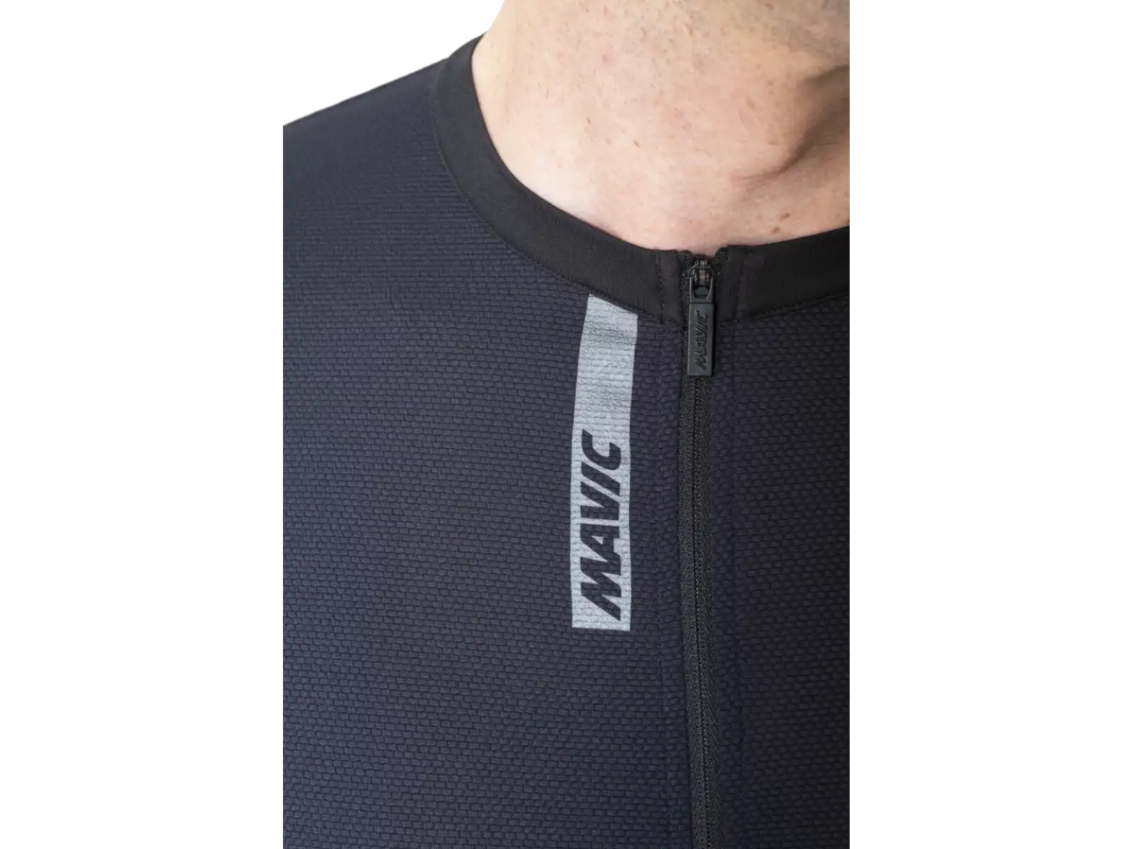 Mavic Essential pánský dres krátký rukáv Black/White