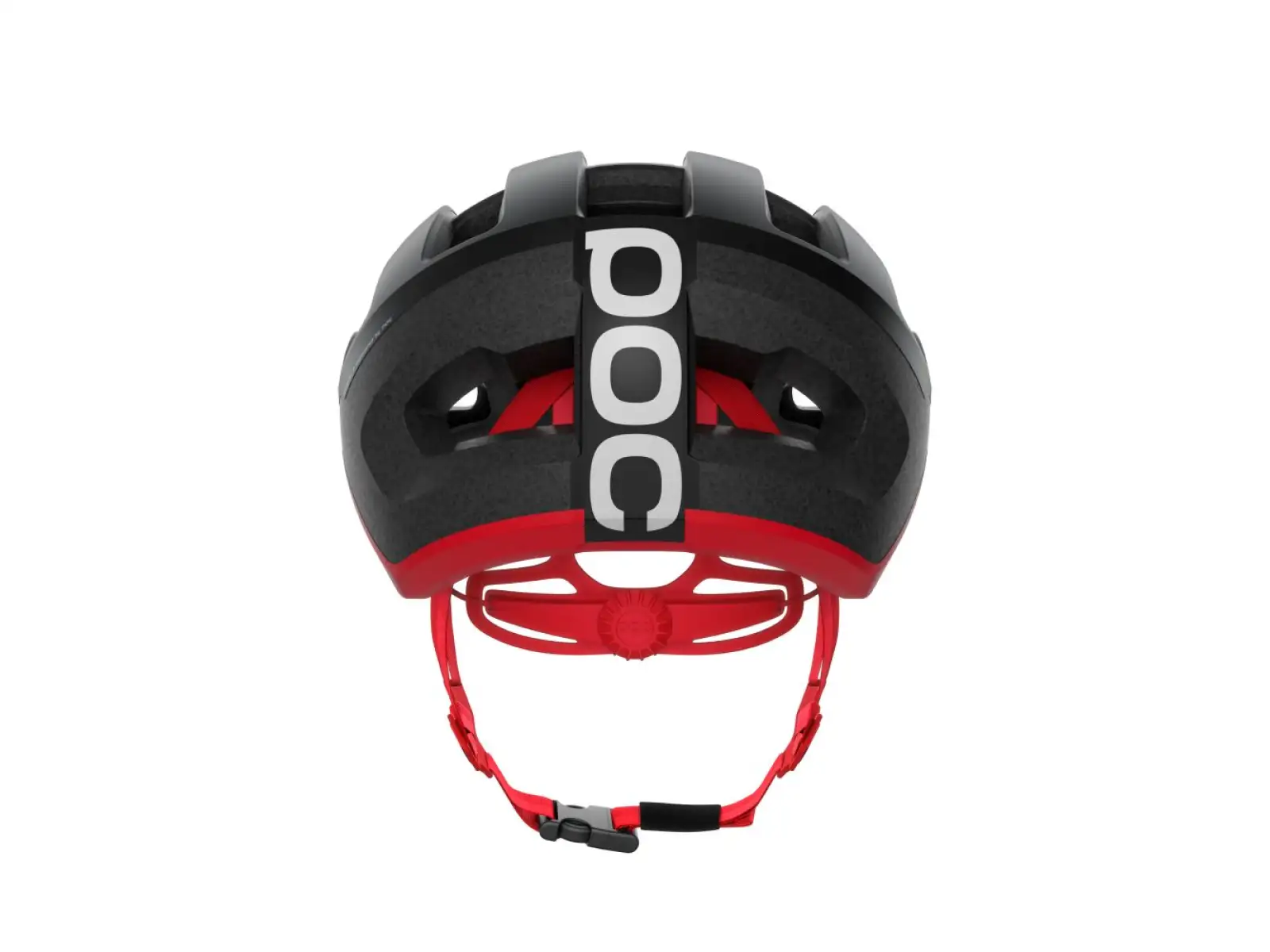 POC Omne Lite přilba Uranium Black/Prismane Red Matt