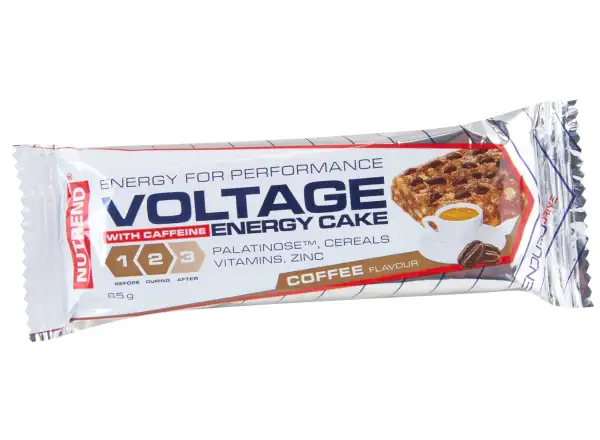 Nutrend tyčinka Voltage Energy Cake 65g káva s kofeinem