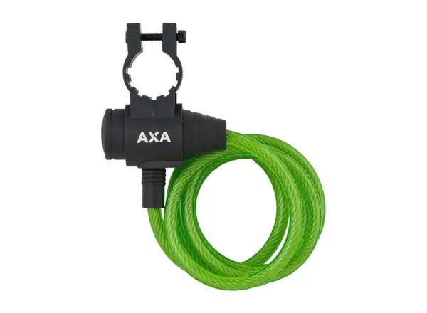 AXA Zipp 120/8 zámek klíčový zelená