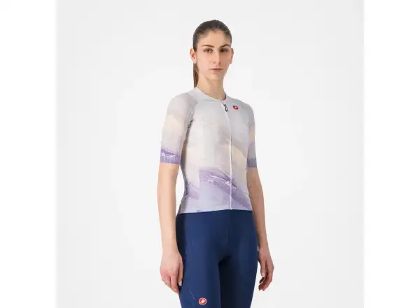 Castelli Aero Pro 8S dámský dres krátký rukáv Multicolor Purple