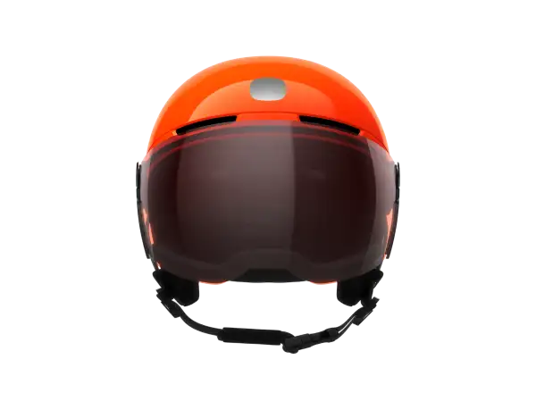 POC POCito Obex Visor dětská lyžařská přilba Fluorescent Orange