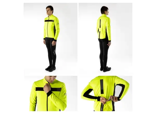 Force Frost softshell bunda fluo/černá