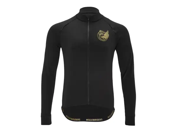 Silvini Leverono pánský dres dlouhý rukáv Black/Gold