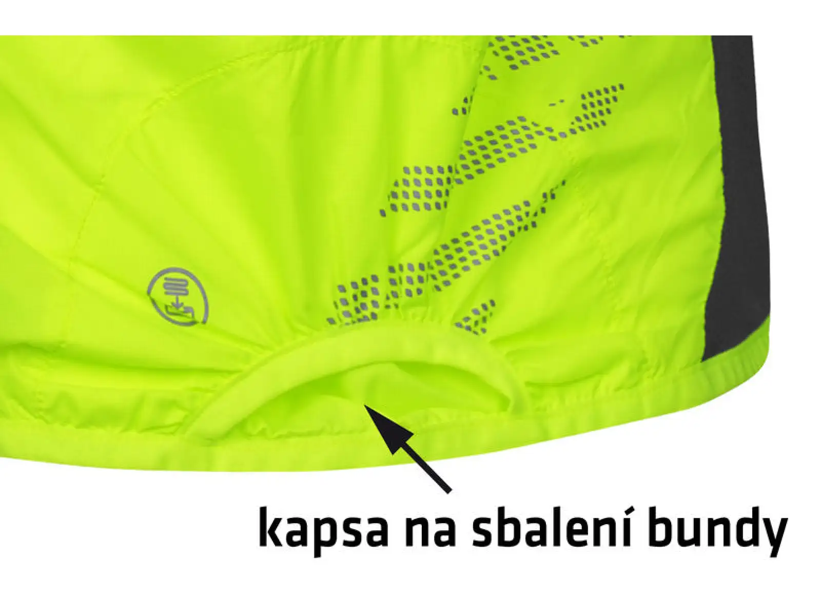 Etape Gloria 2.0 dámská bunda žlutá fluo/antracit