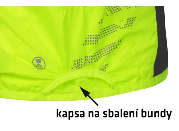 Etape Gloria 2.0 dámská bunda žlutá fluo/antracit