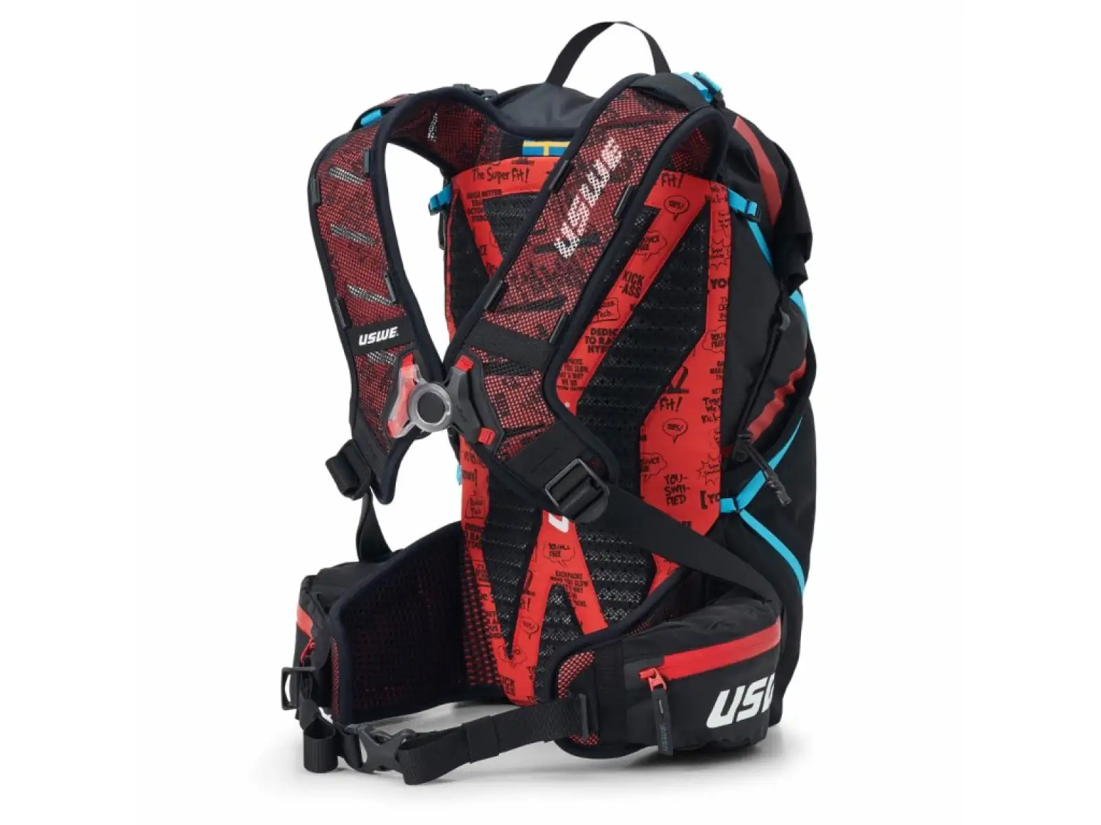 USWE Hajker 18 multisportovní batoh Carbon black 2x500ml vel. S