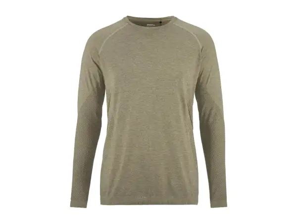 Craft Core Dry Active Comfort pánské triko dlouhý rukáv hnědá