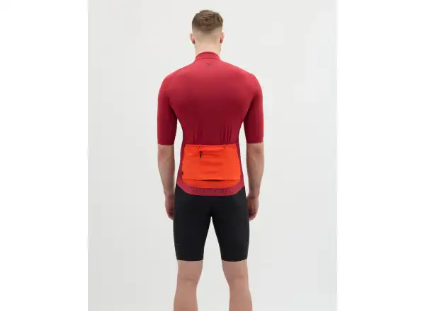 Silvini Mazzano pánský dres krátký rukáv Merlot/Ruby