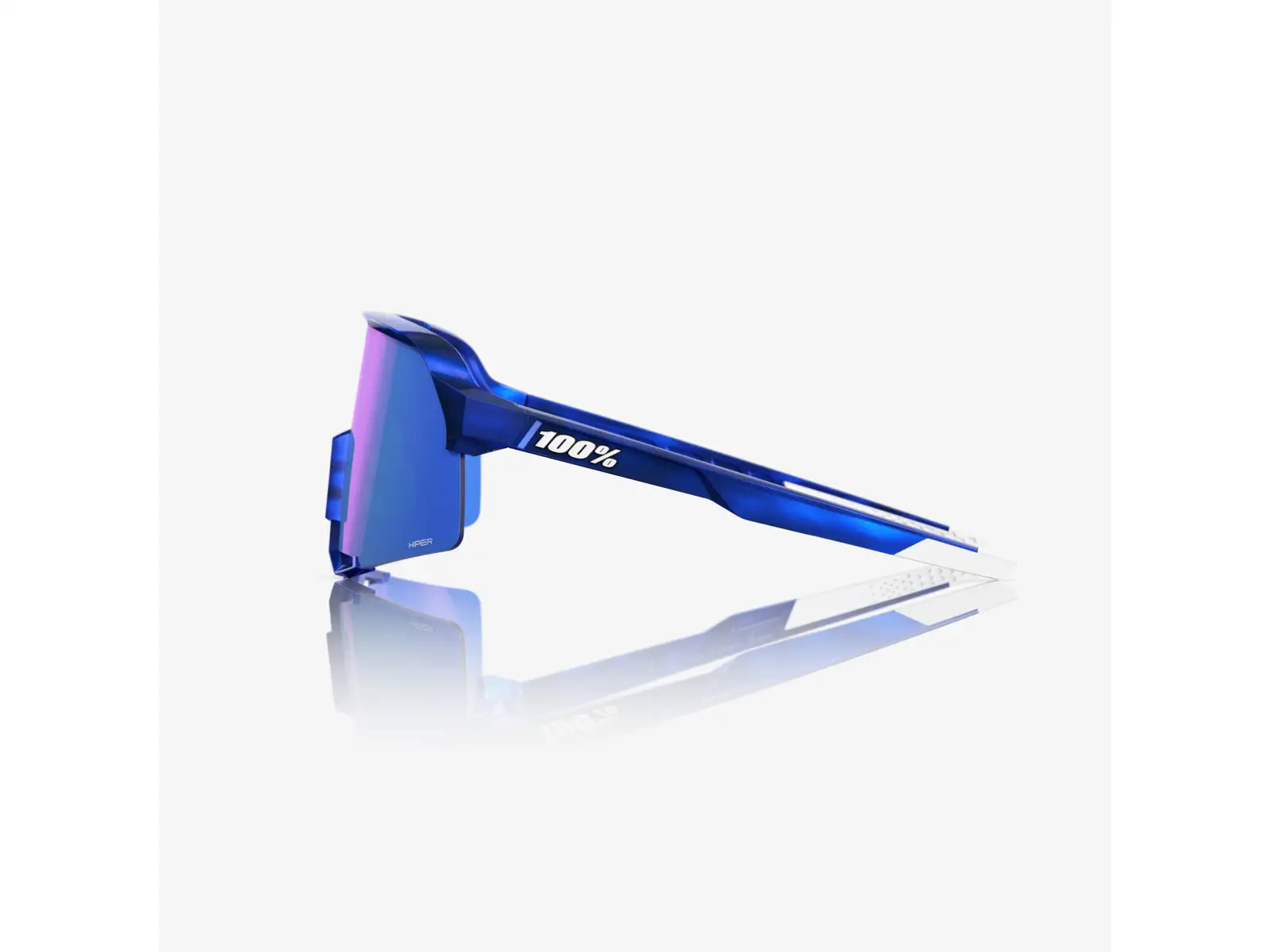 100% S3 brýle  RBH Gloss Blue Holographic/HiPER Royal Blue Mirror Lens