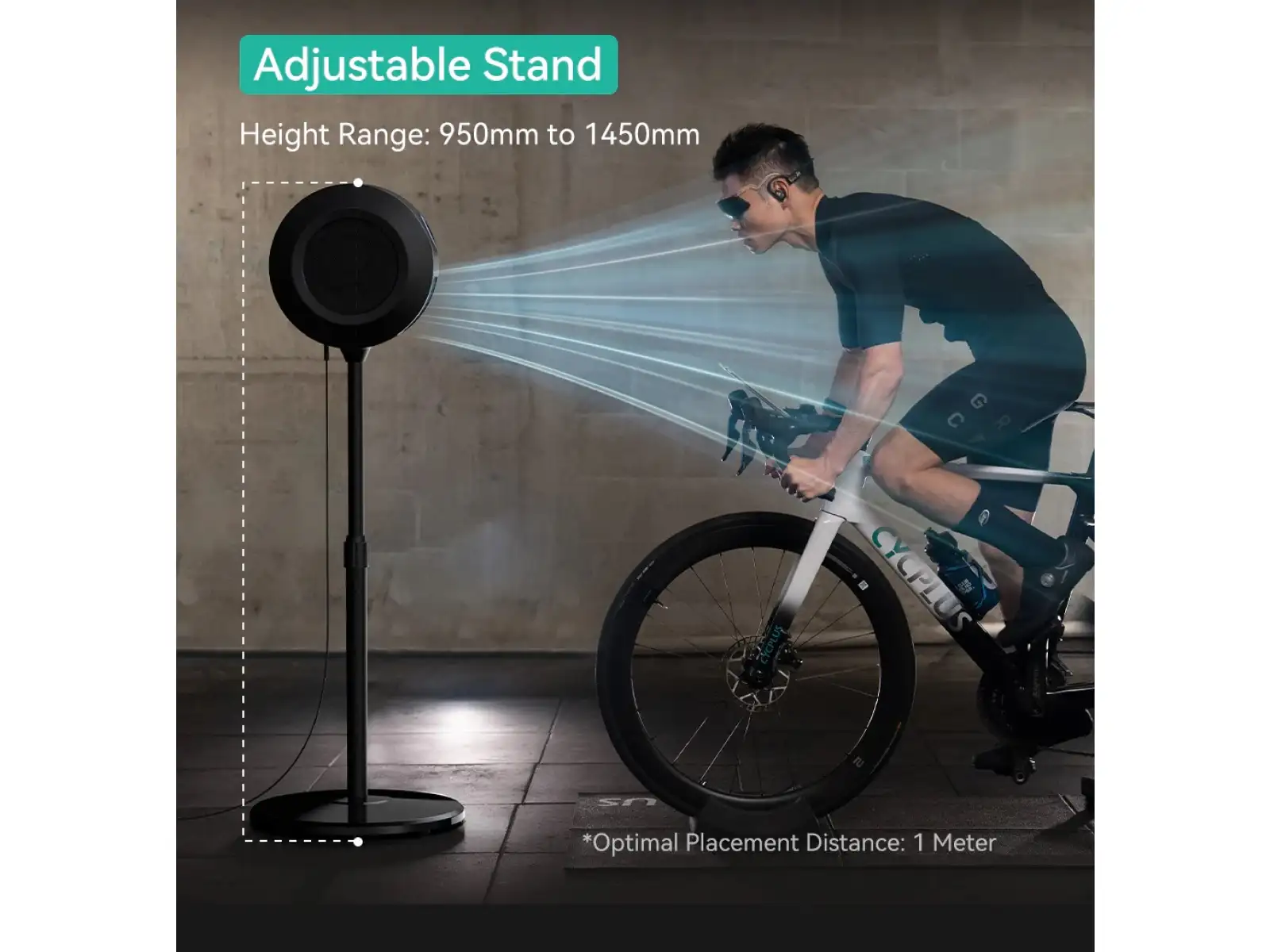 Cycplus F1 elektronicky řízený ventilátor