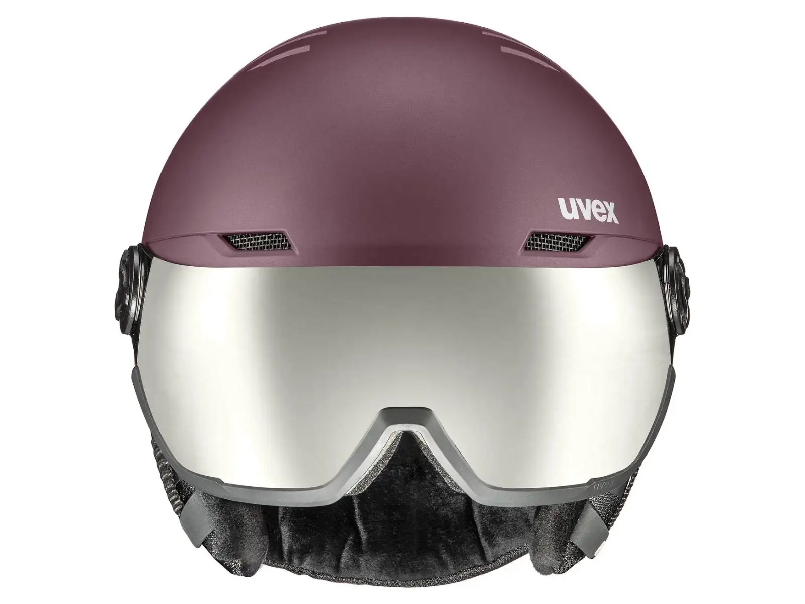 Uvex Wanted Visor lyžařská helma bramble/antique rose