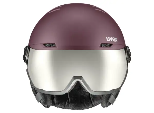 Uvex Wanted Visor lyžařská helma bramble/antique rose