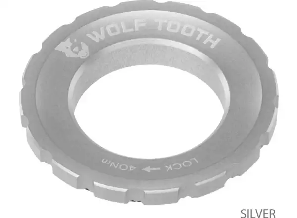 Wolf Tooth Centerlock externí matice stříbrná