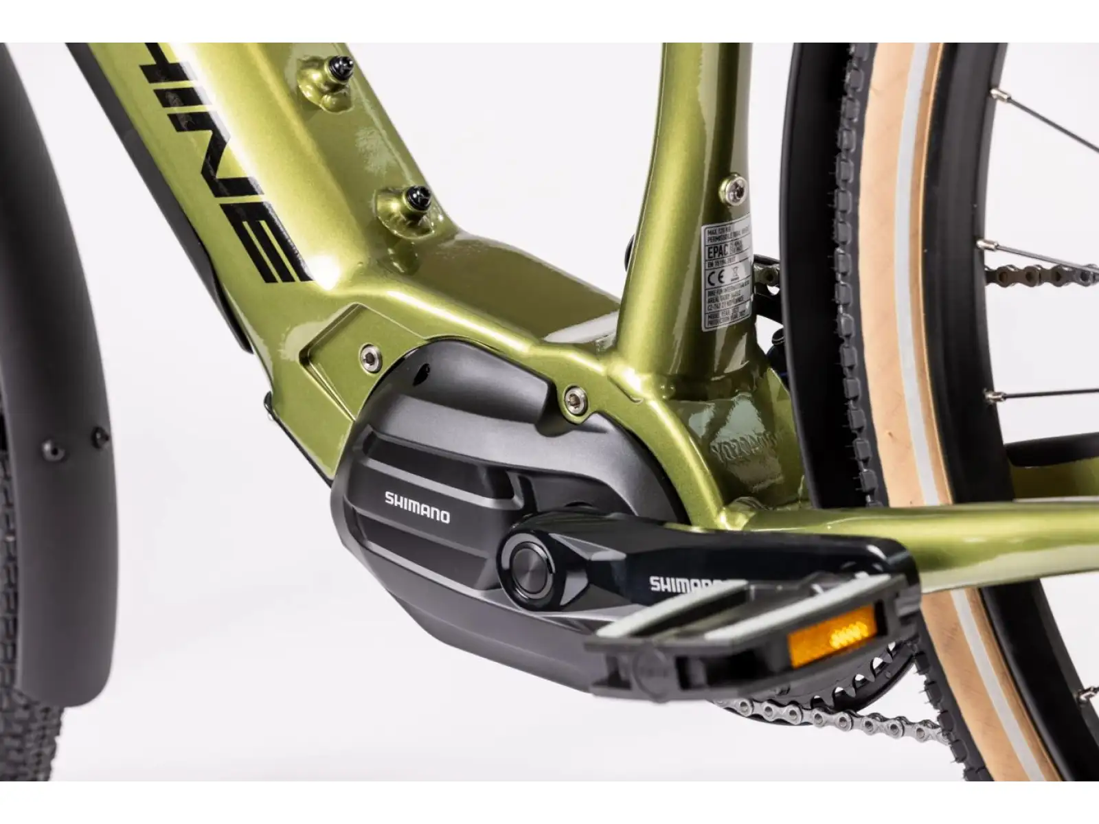 Rock Machine Gravelride e500 gravel elektrokolo Matte Khaki/Black