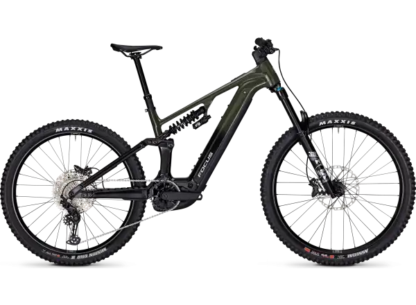 Focus SAM2 6.8 600 Wh celoodpružené elektrokolo Urbangreen/Magiclack