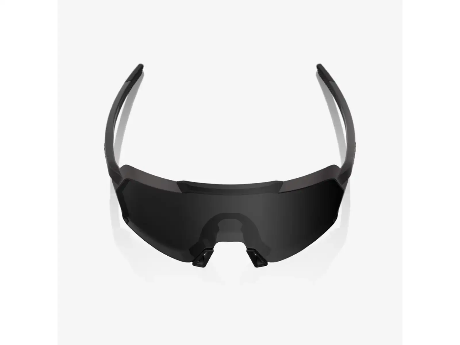 100% Korbin sluneční brýle Matte Black Gloss Black/Black Mirror