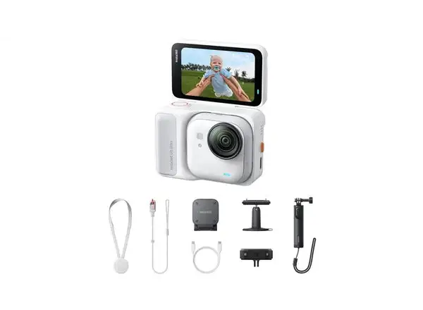 Insta360 GO Ultra Creator Bundle akční kamera bílá