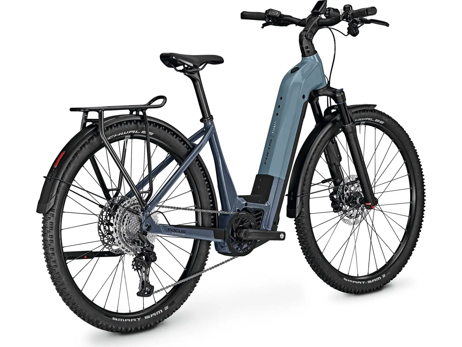 Focus Planet2 6.9 ABS WA 625Wh městské elektrokolo Stoneblue/Heritage