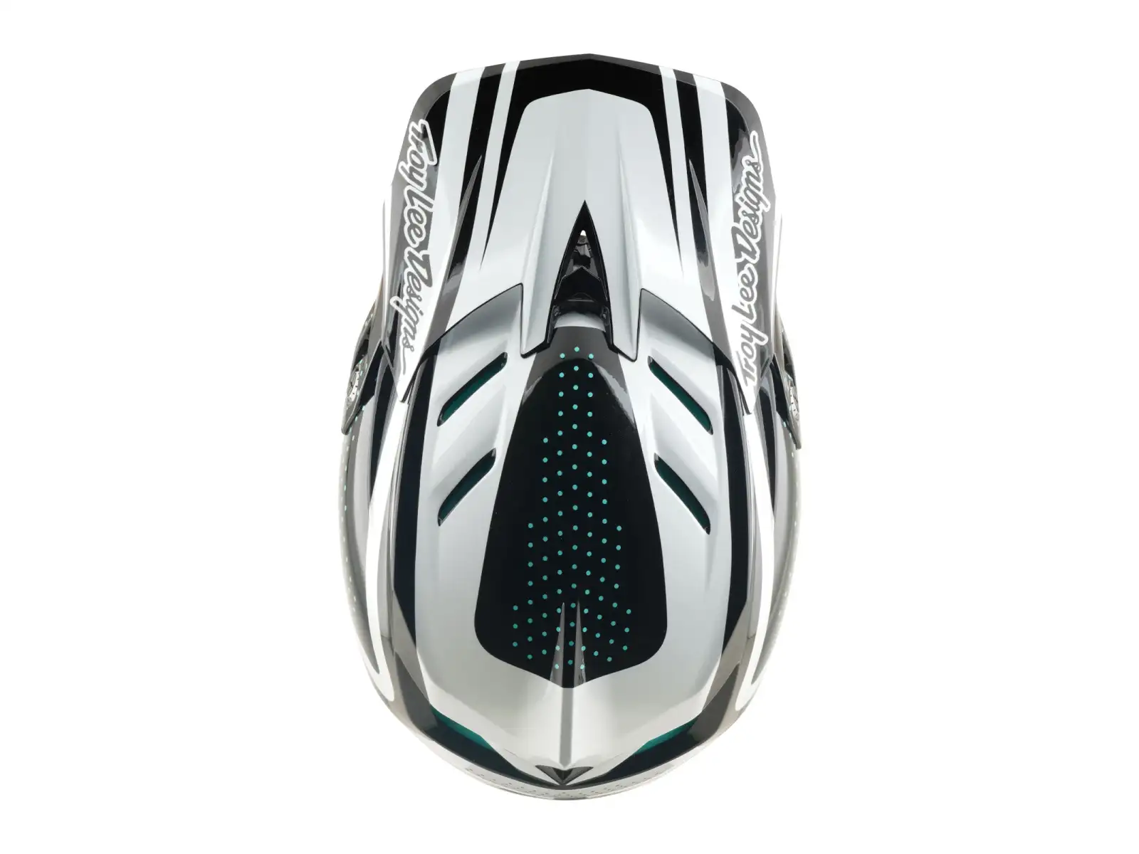 Troy Lee Designs D4 Composite MIPS přilba Crest Real Teal