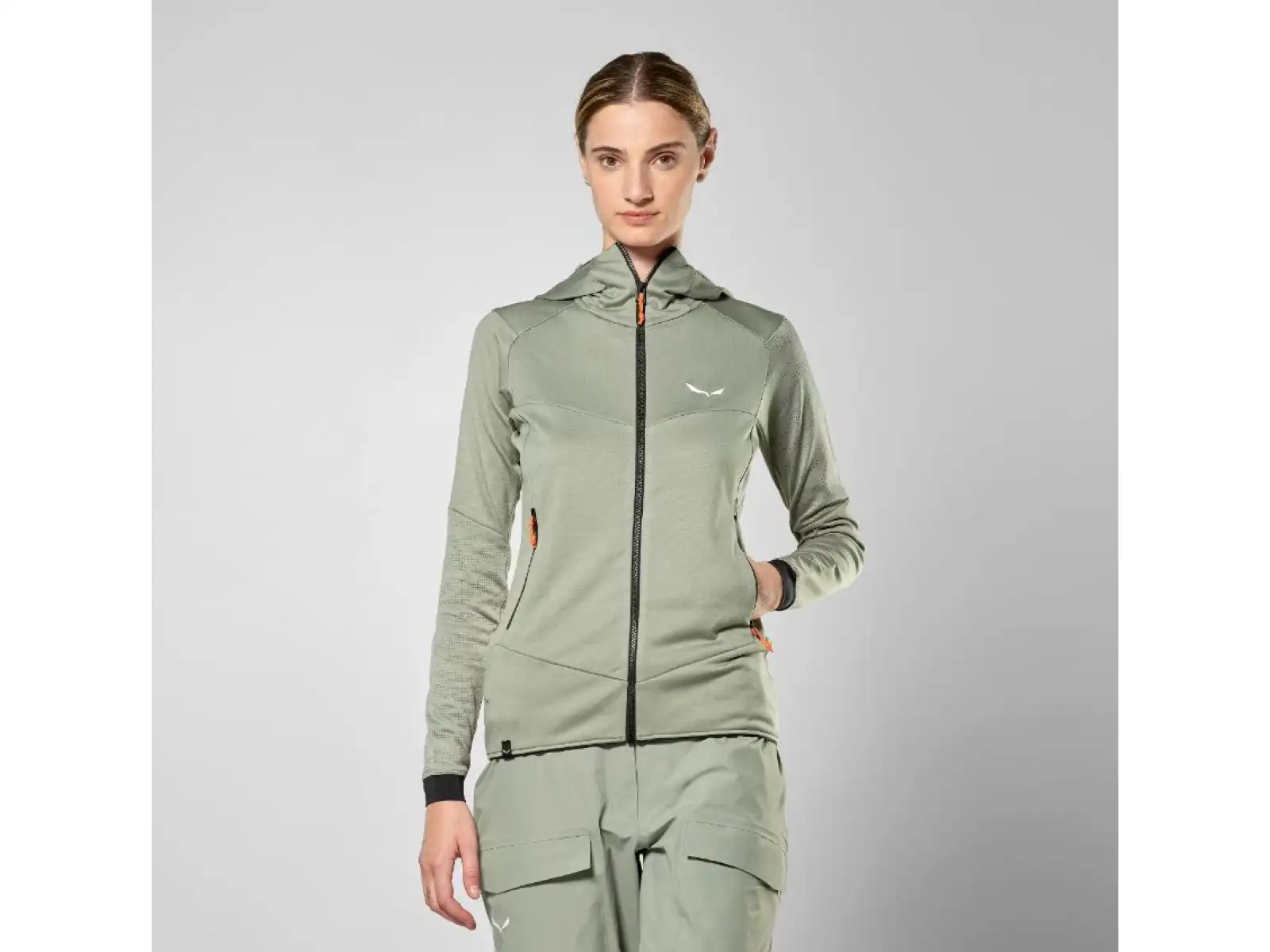 Salewa Sella Crevasse Hooded dámská mikina Zephyr