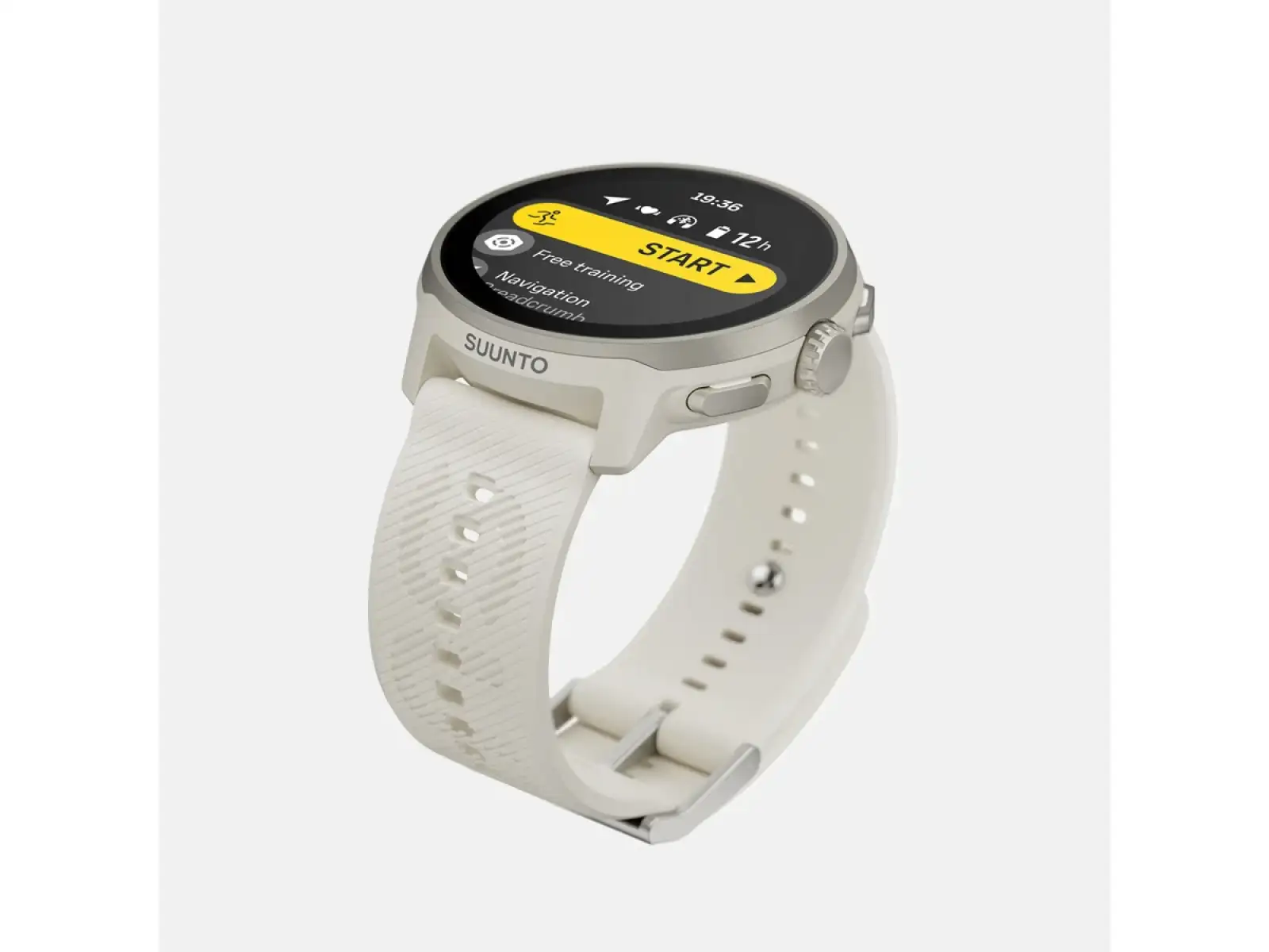 Suunto Run chytré hodinky silikonový pásek Frost Gray