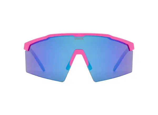 Uvex Flowline sluneční brýle Pink Matt/Mirror Blue