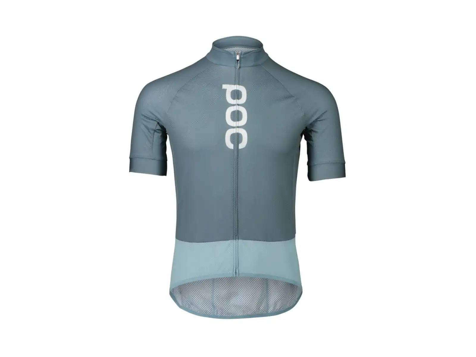 POC Essential Road Logo pánský dres krátký rukáv Calcite Blue/Mineral Blue