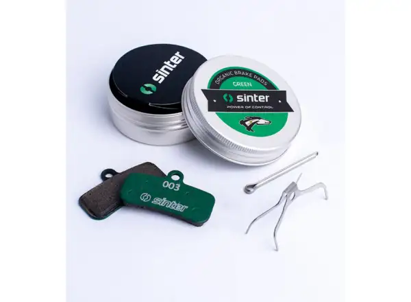Sinter Shimano D Type brzdové destičky polymer zelená