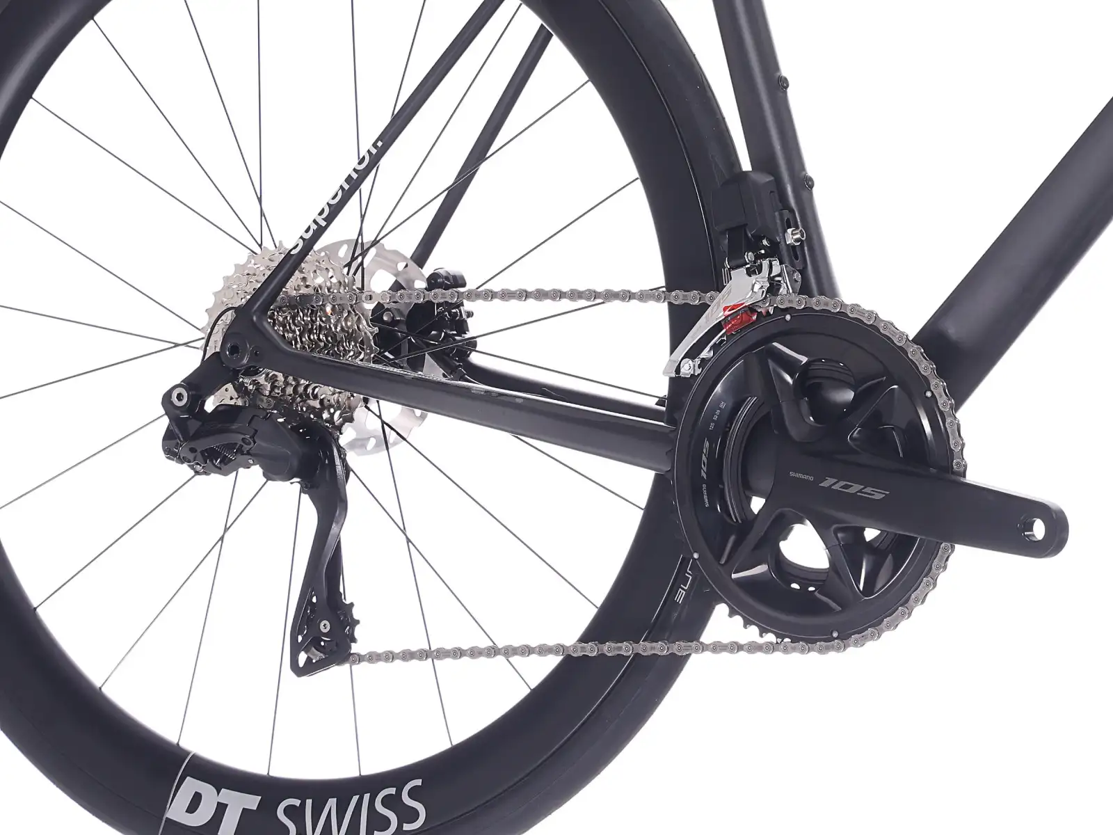 Superior RR 9.6 silniční kolo Matte Carbon / White