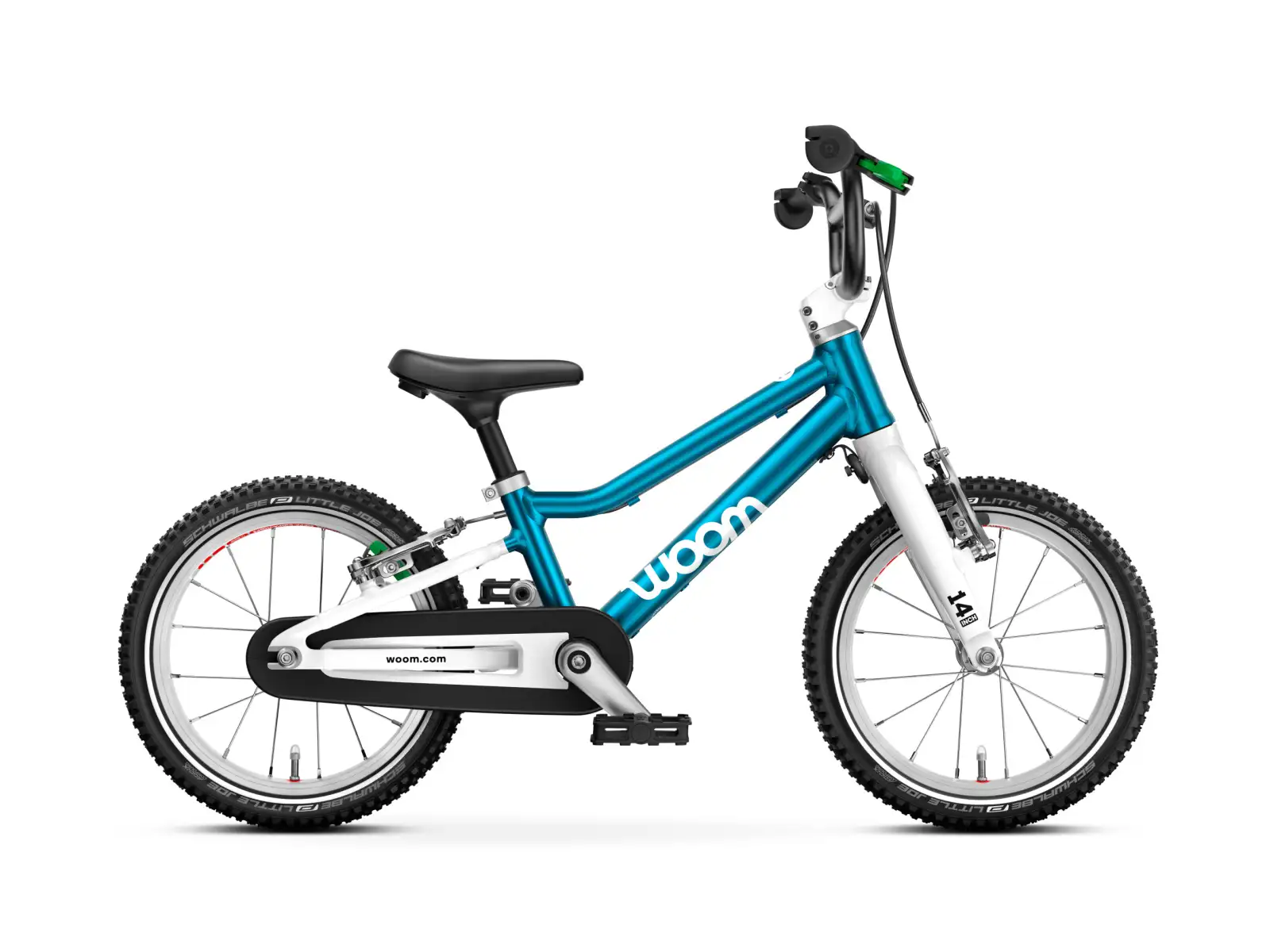 Woom GO 2 Metallic Blue 14 dětské kolo