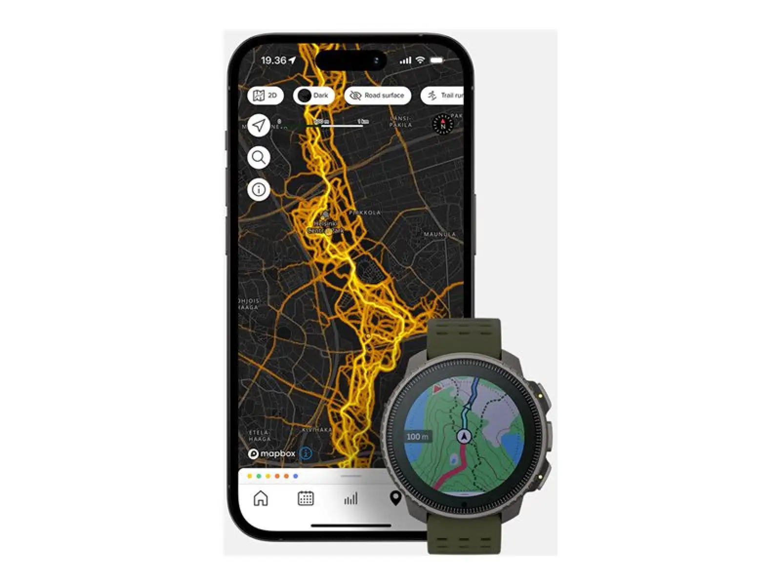 Suunto Vertical Titanium Solar chytré hodinky Forest