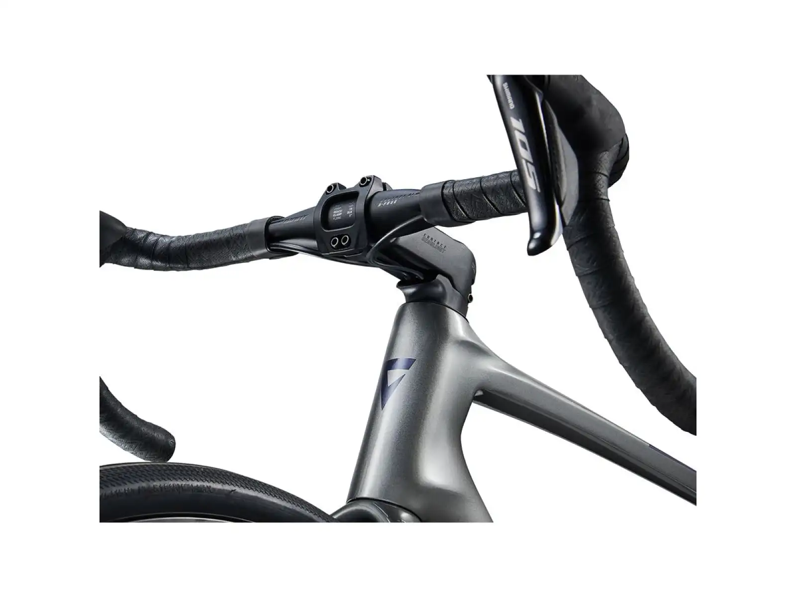 Giant Defy Advanced 1 silniční kolo Charcoal / Milky Way
