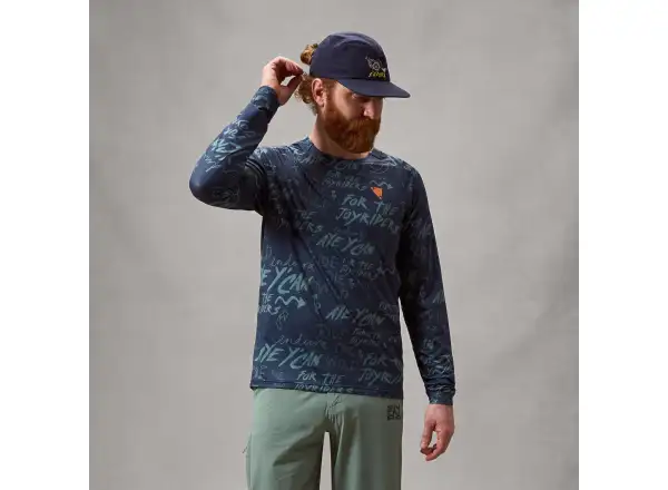 Endura Singletrack pánský dres dlouhý rukáv Carbon Grey