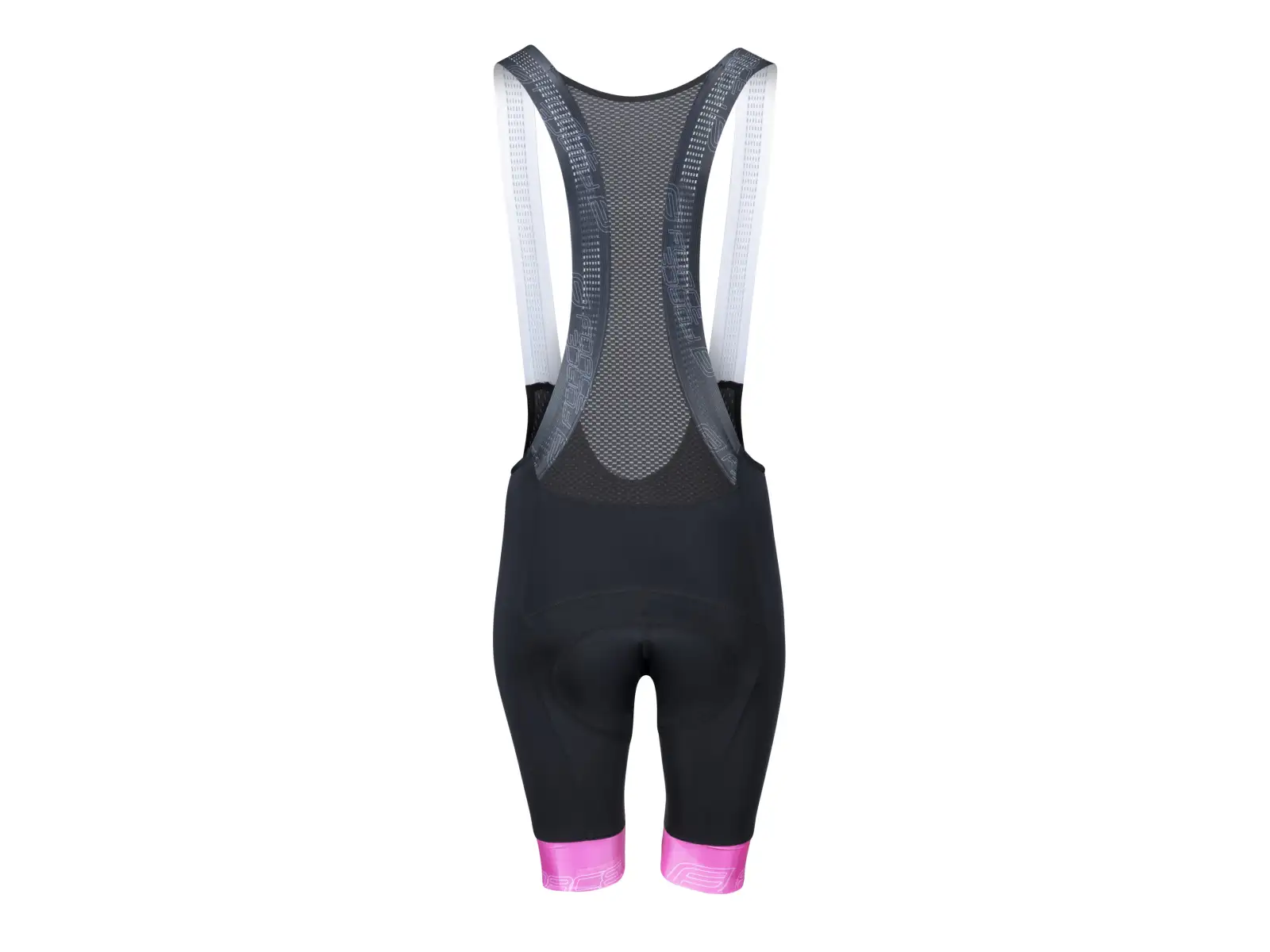 Force Stripe Lady dámské kraťasy s laclem a vložkou černá/růžová