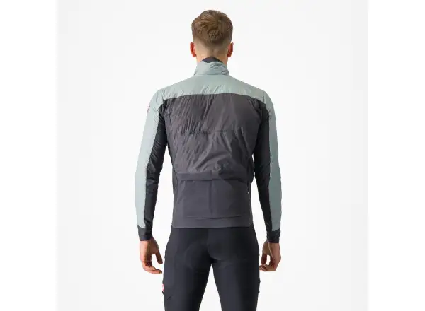 Castelli Unlimited Puffy pánská bunda Defender Green/Dark Grey
