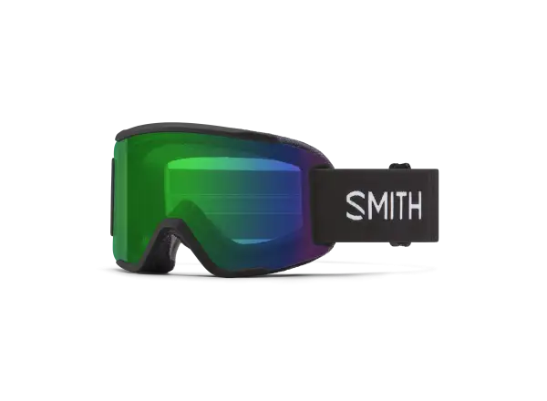 Smith Squad S lyžařské brýle Black / ChromaPop Everyday Green Mirror + Clear
