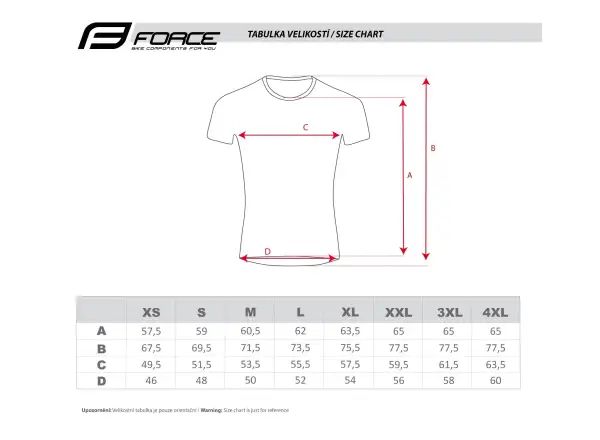 Force Angle MTB pánský dres krátký rukáv modrá/červená