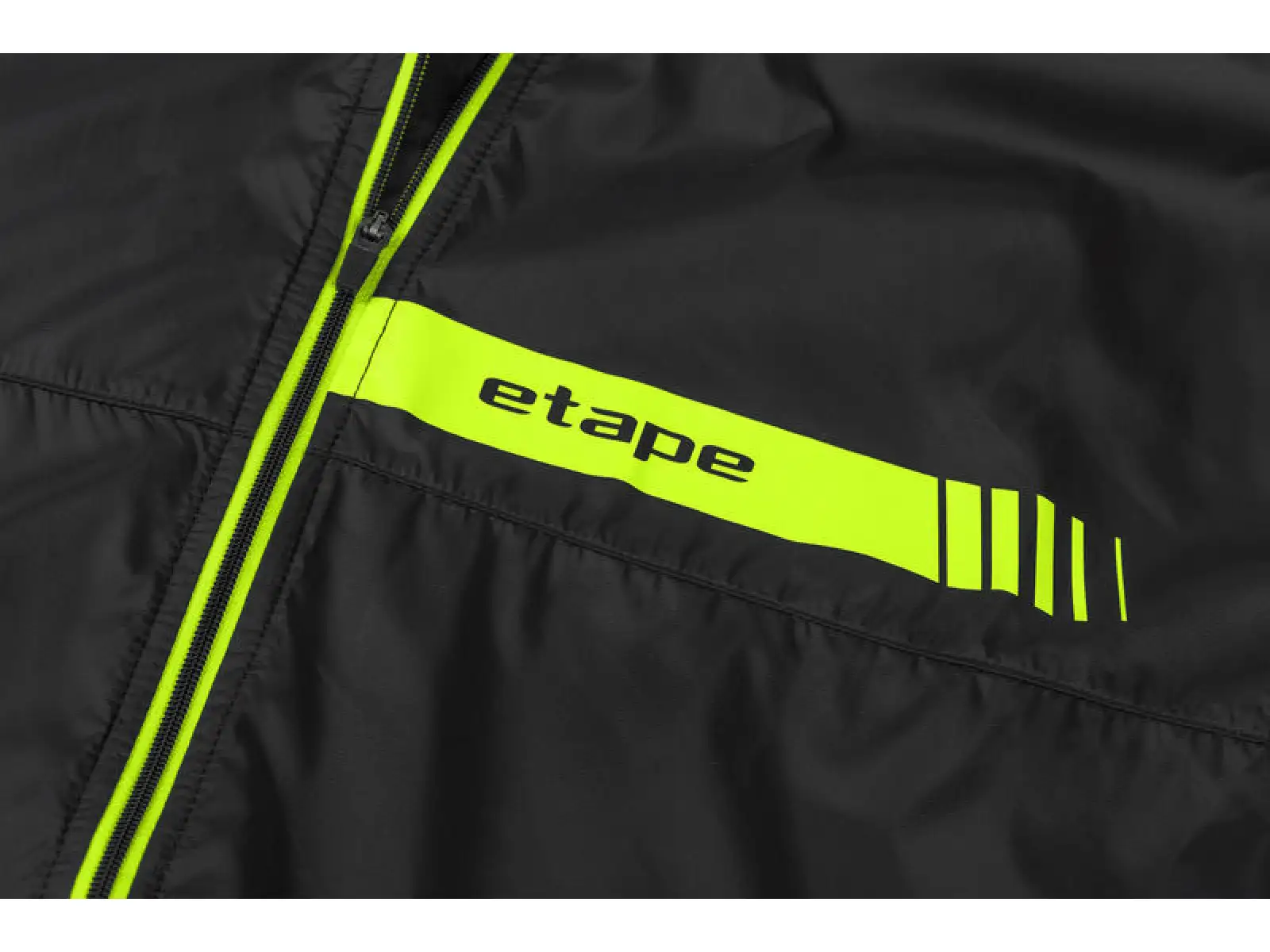 Etape Bora 2.0 pánská větrovka černá/žlutá fluo