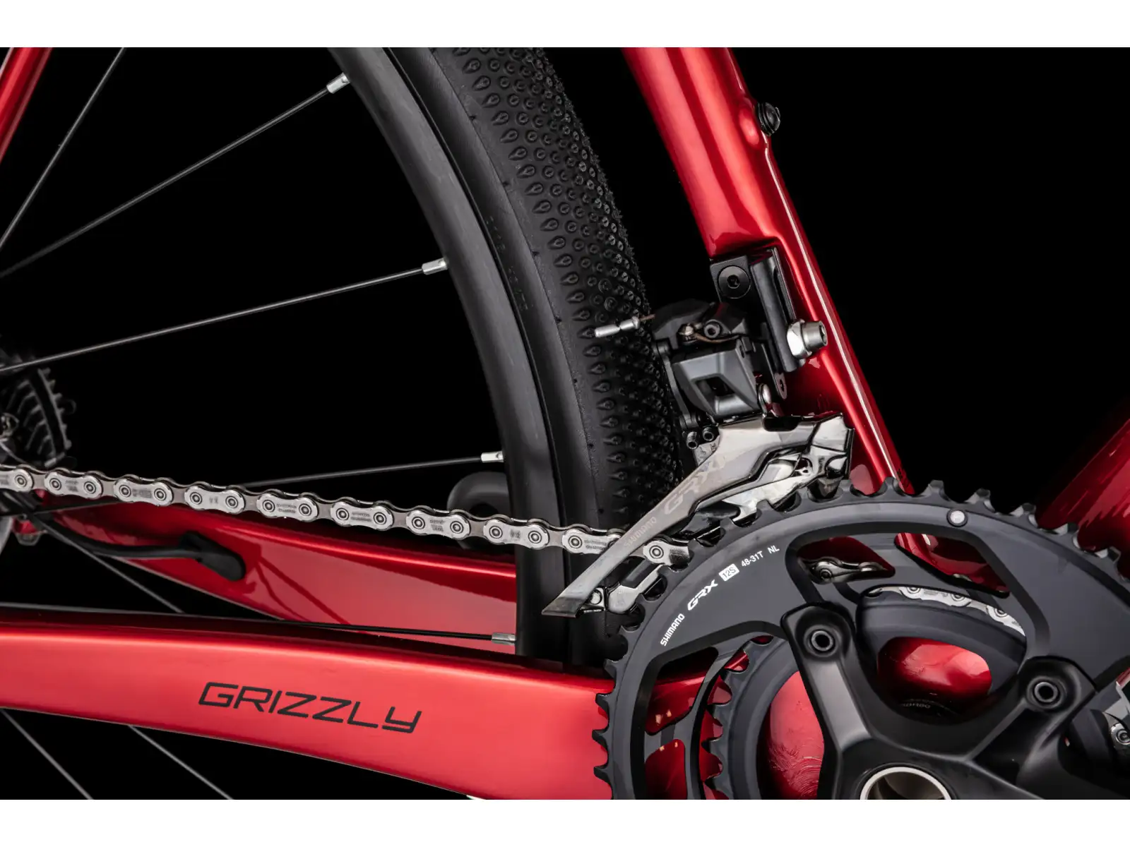 4Ever Grizzly Race gravel kolo Flame red