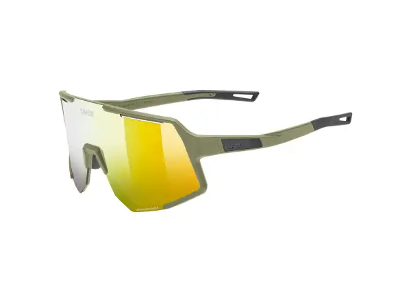 Uvex Sequenze CV sluneční brýle Olive Matt/Mirror Yellow