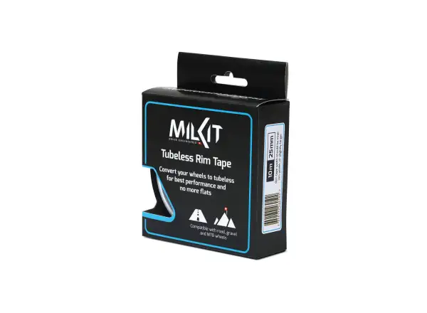 milKit tubeless páska do ráfku 10 m x 25 mm černá