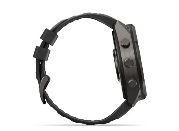 Garmin Fénix 9 Pro inReach 51 mm chytré hodinky Carbon gray DLC Titanium Black/Pebble gray